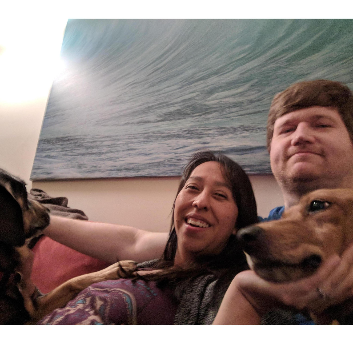 We tried to get Leonard and Penny in the shot...