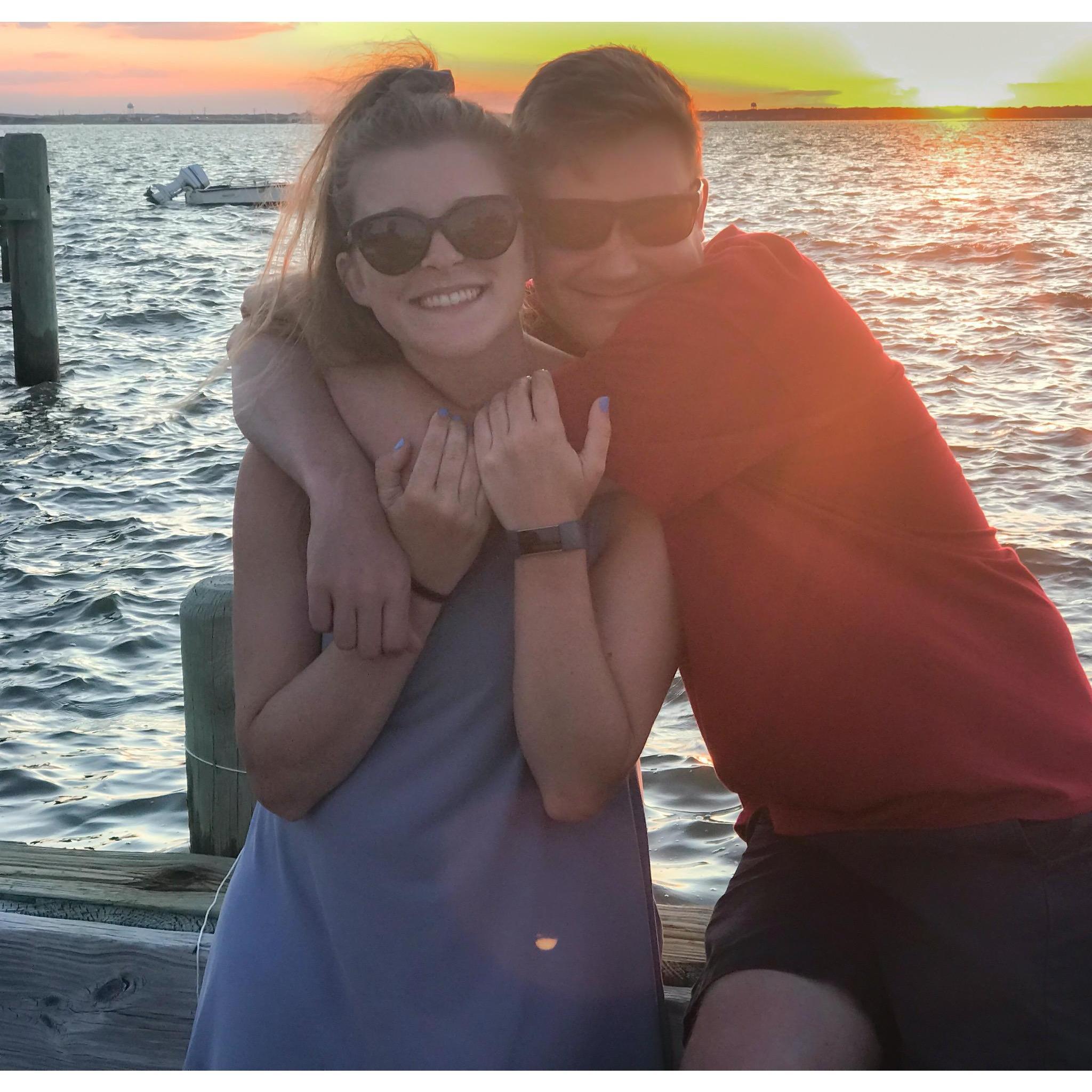 Sunsets in Long Beach Island (August 2019)