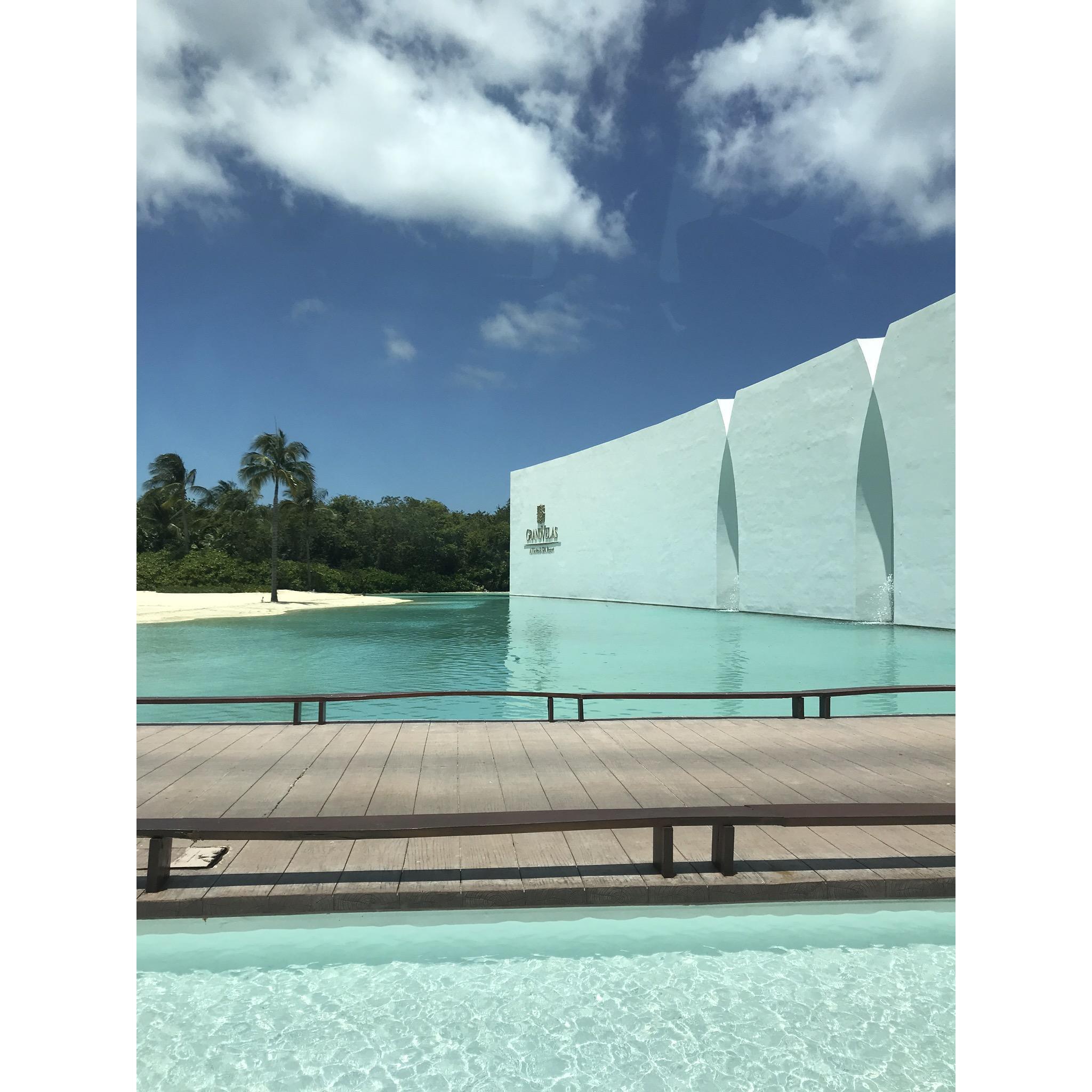 Entrance to the resort
