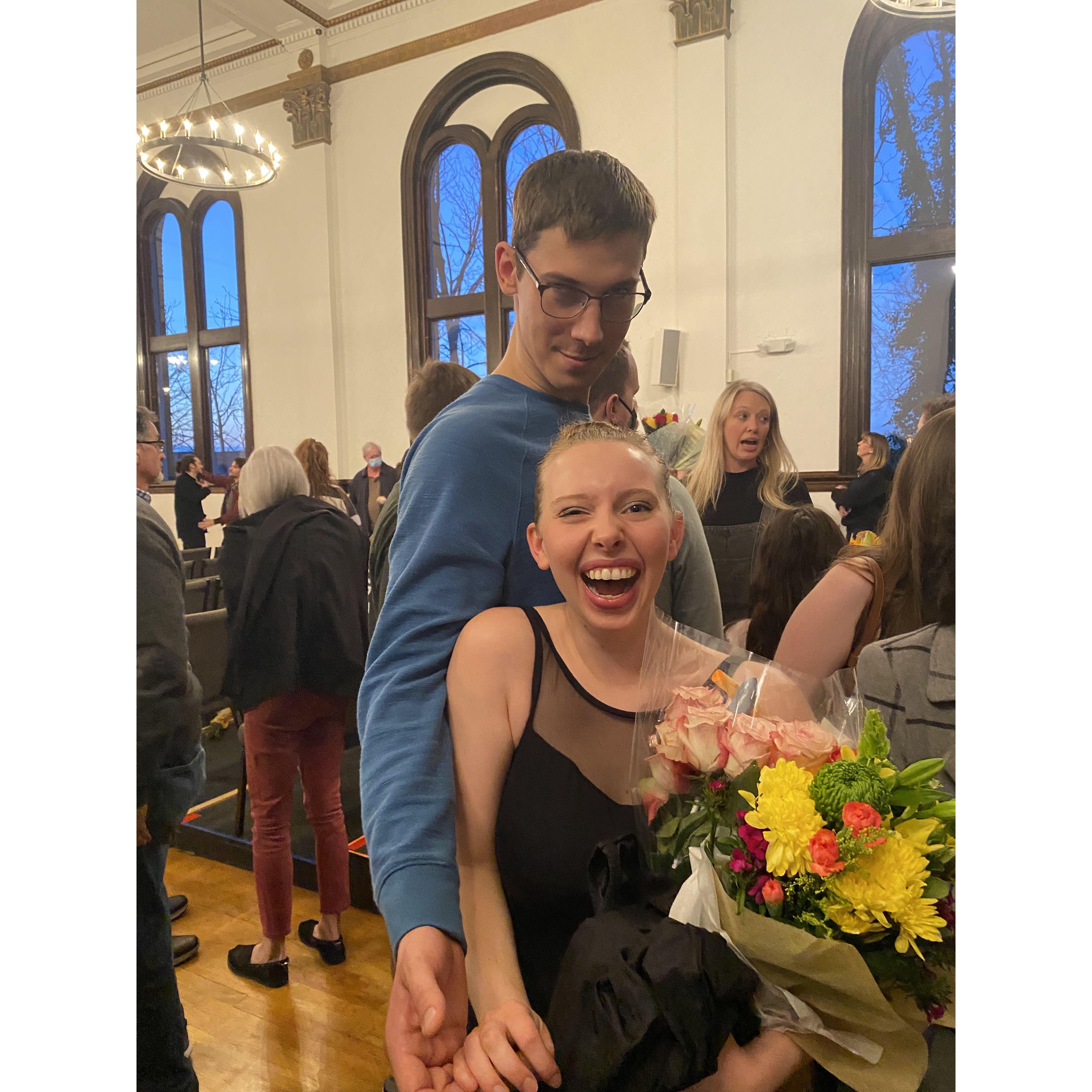 Looking our best after Ciel's ballet recital