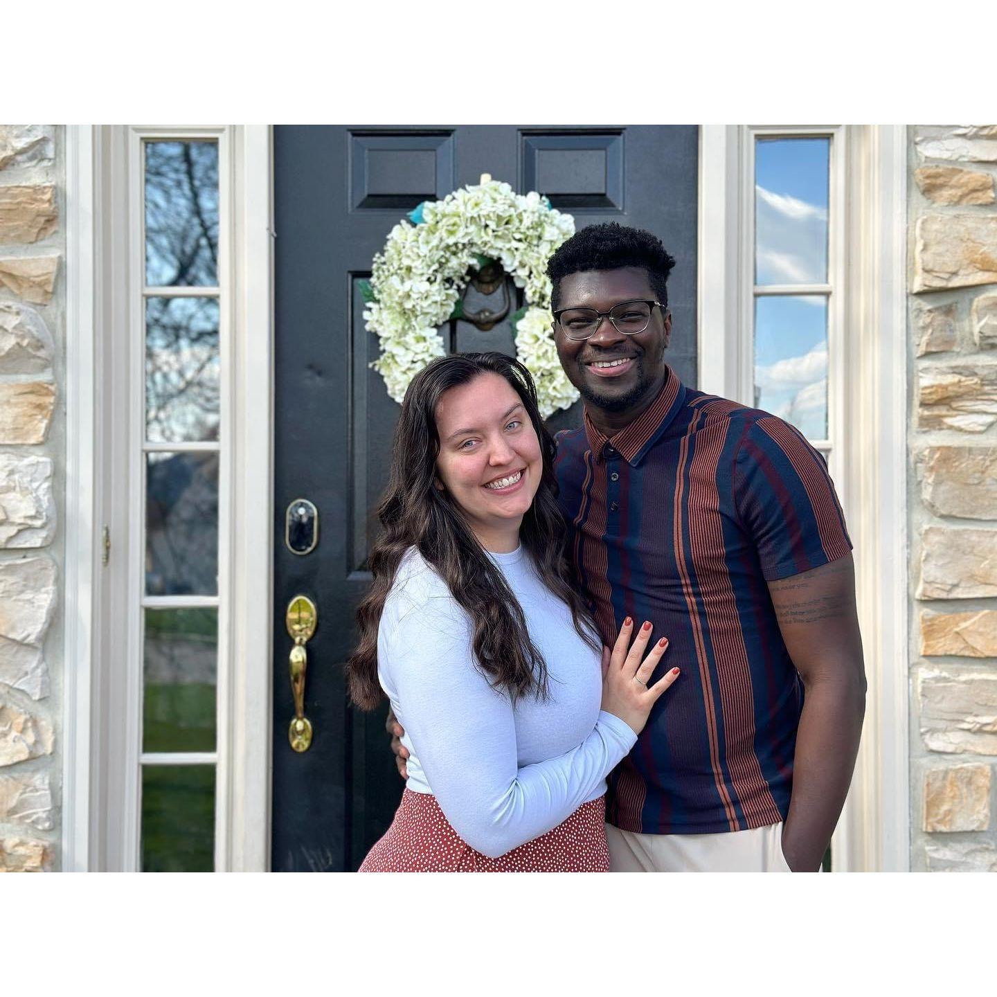 Our first Easter together at the Lecky’s (Kendra’s Philly Fam).
