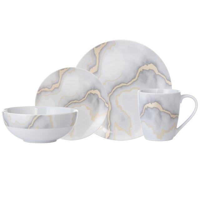Avery Electric 16 Piece Dinnerware Set, Service for 4