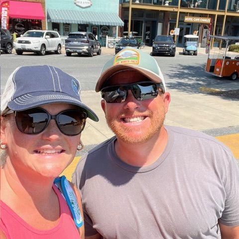 Amanda drove the boat across the Chesapeake Bay to Cape Charles. We enjoyed lunch and an afternoon walking around the town before heading back home.