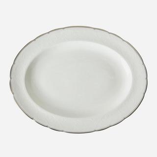 Darley Abbey Pure Platinum Oval Platter Small