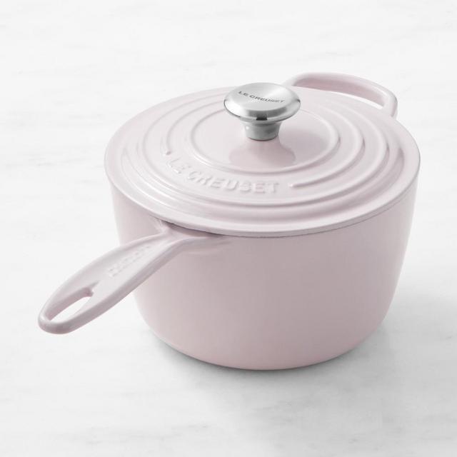 Le Creuset Signature Enameled Cast Iron Saucepan, 2 1/4-Qt., Shallot