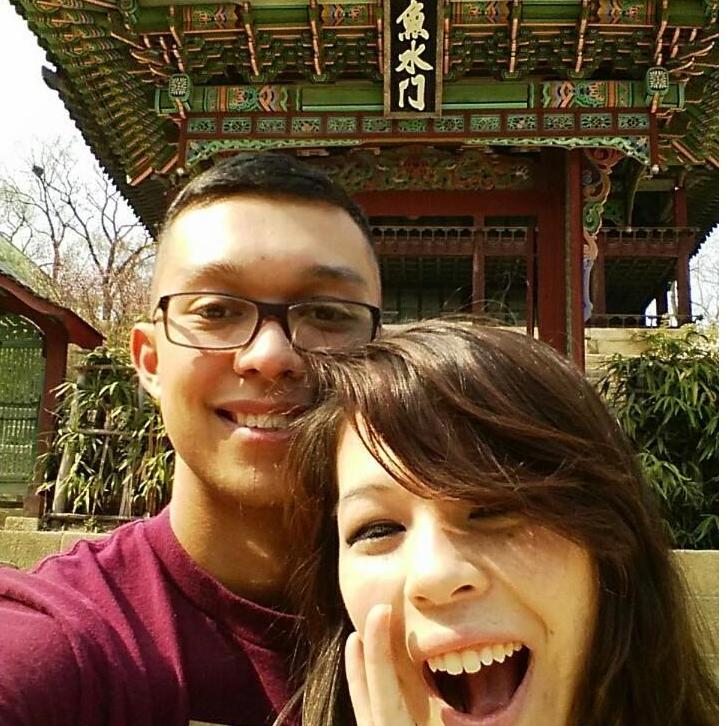 Exploring a Korean palace