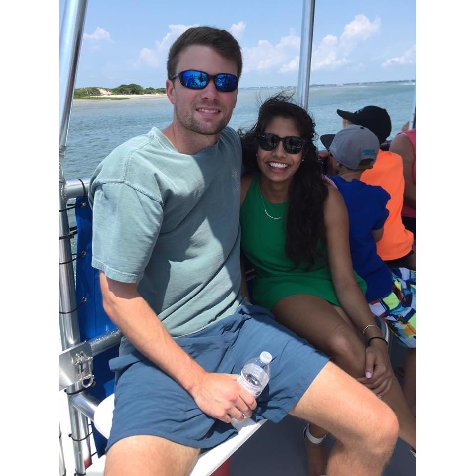 July 2 2016, Shaoleen visited Colin and met his family for the first time in Beaufort, NC!