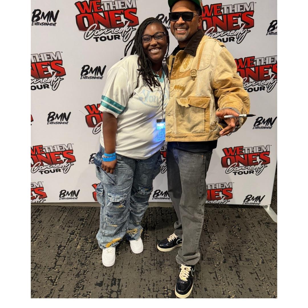 I met Mike Epps!! He’s funny and pretty chill in person.
