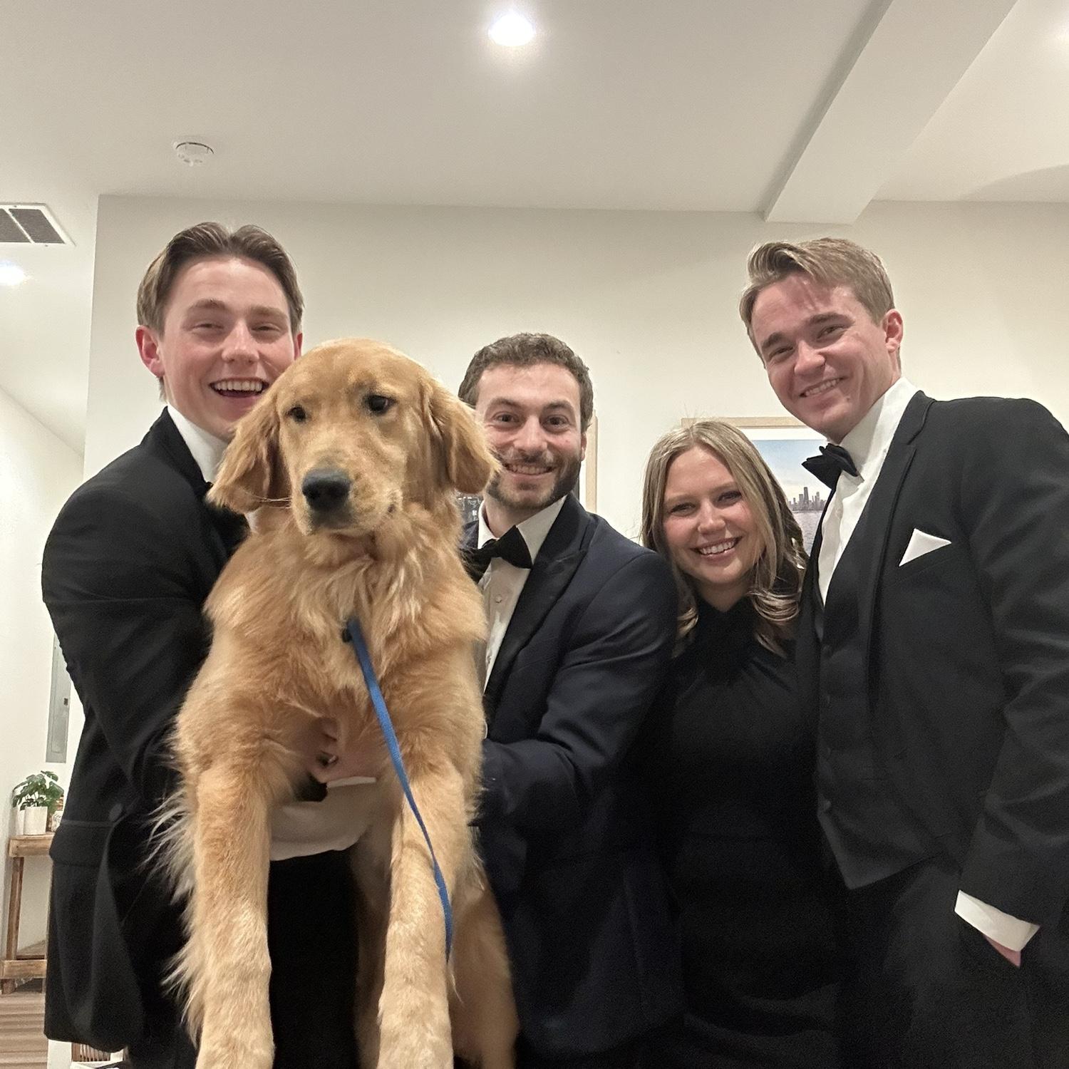 Madeline's Gala Fundraiser! All the boys came to support! - February 2025