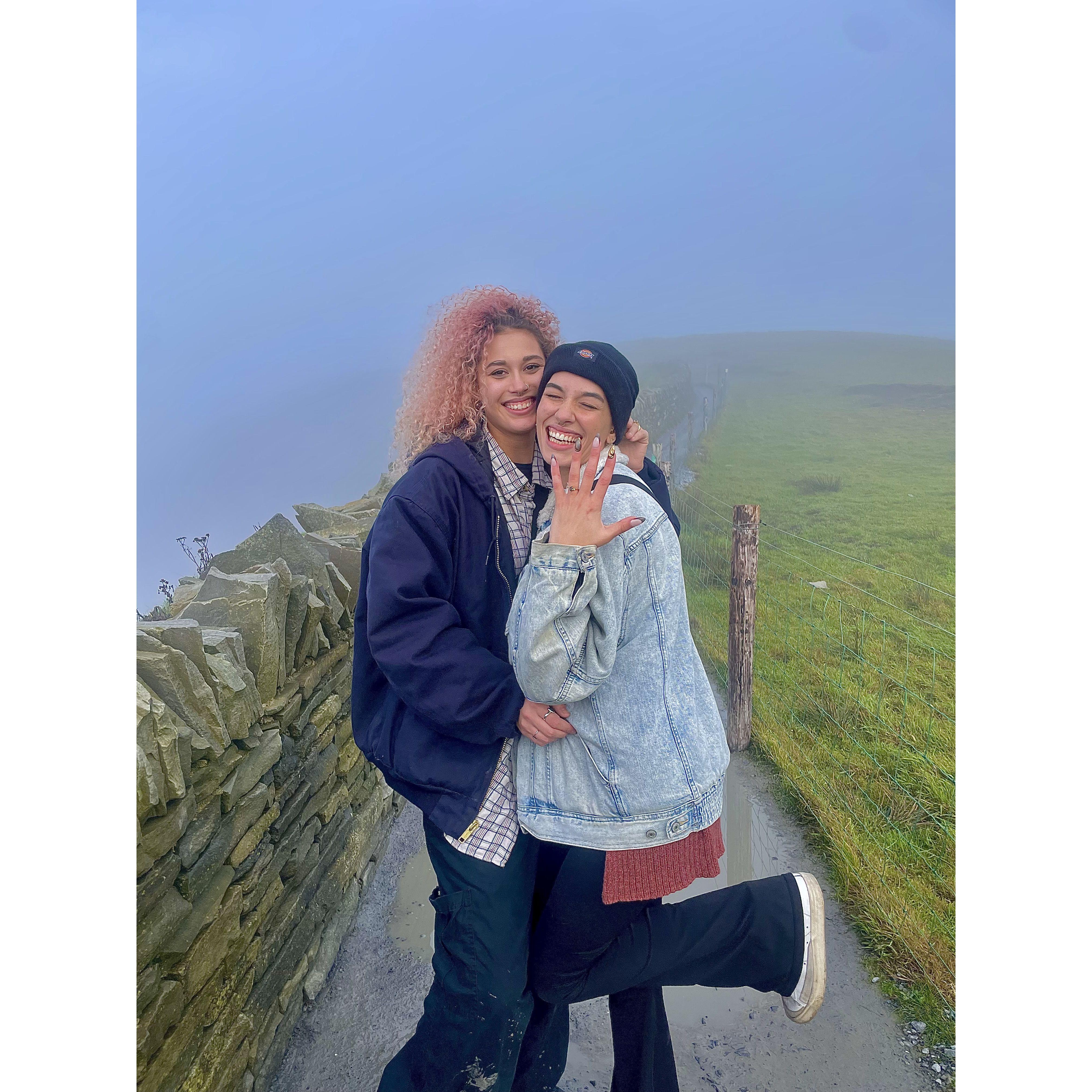 Haylie proposed in Ireland!