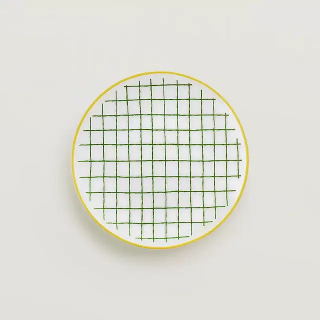 Hermès, A Walk in the Garden bread and butter plate ,  $90