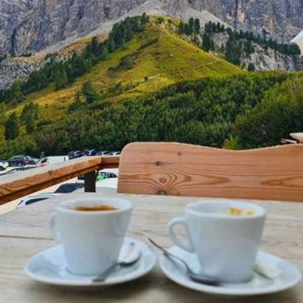 Morning espresso for two