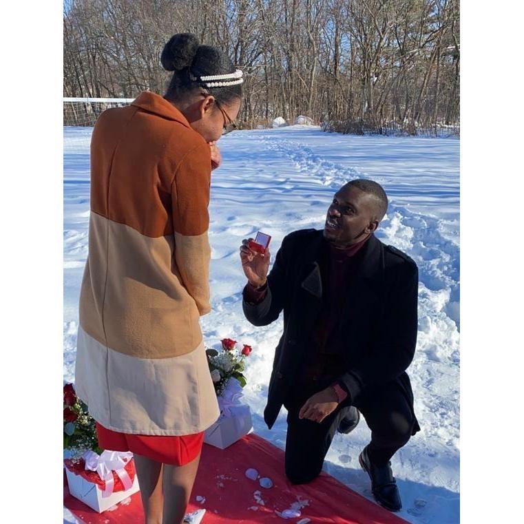 This was right before I said yes!
