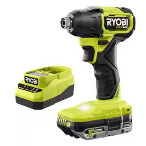 ONE+ HP 18V Brushless Cordless Compact Impact Driver Kit with 18V 2.0 Ah HIGH PERFORMANCE Battery and Charger