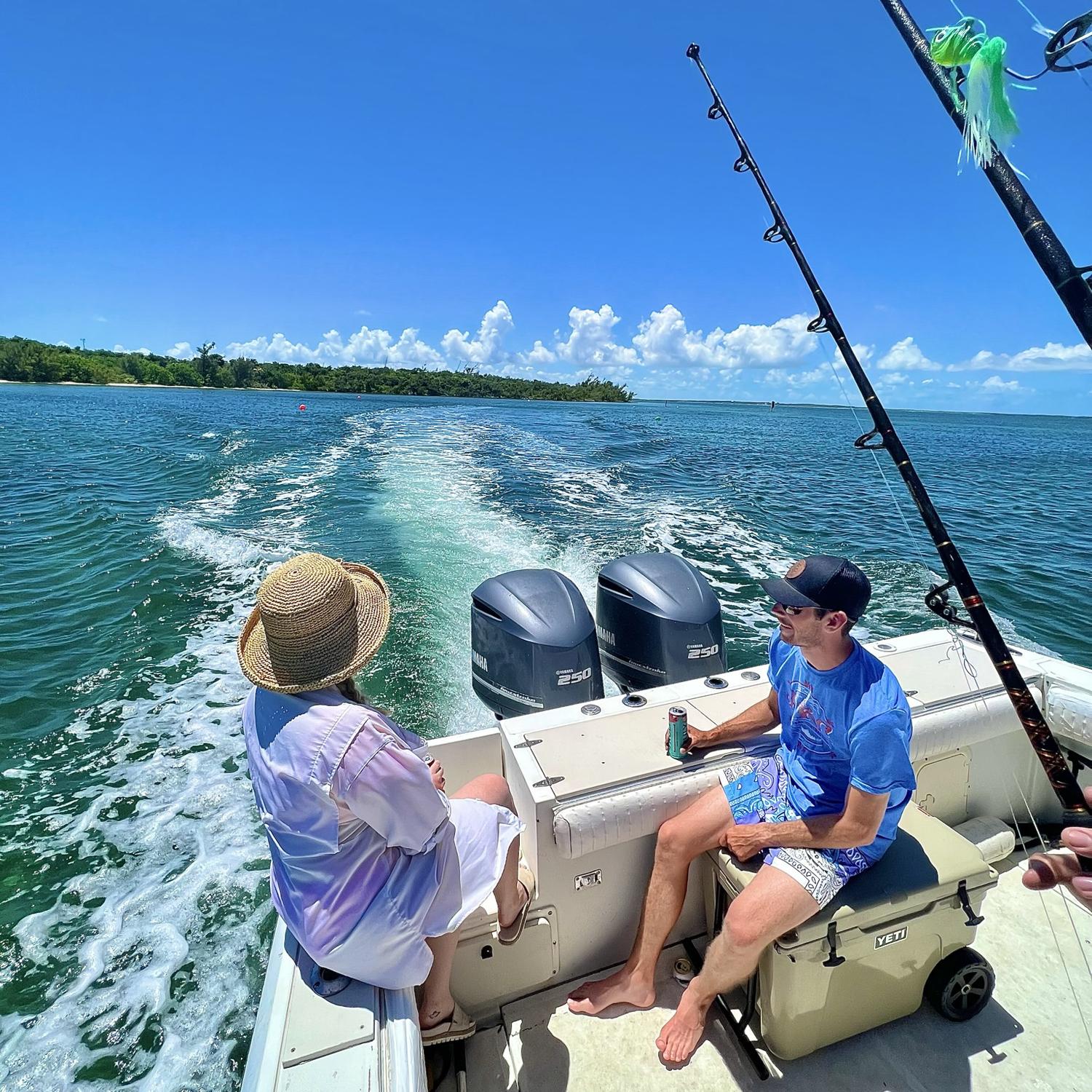 Heading to Green turtle cay on the boat in the Bahamas! July 2022