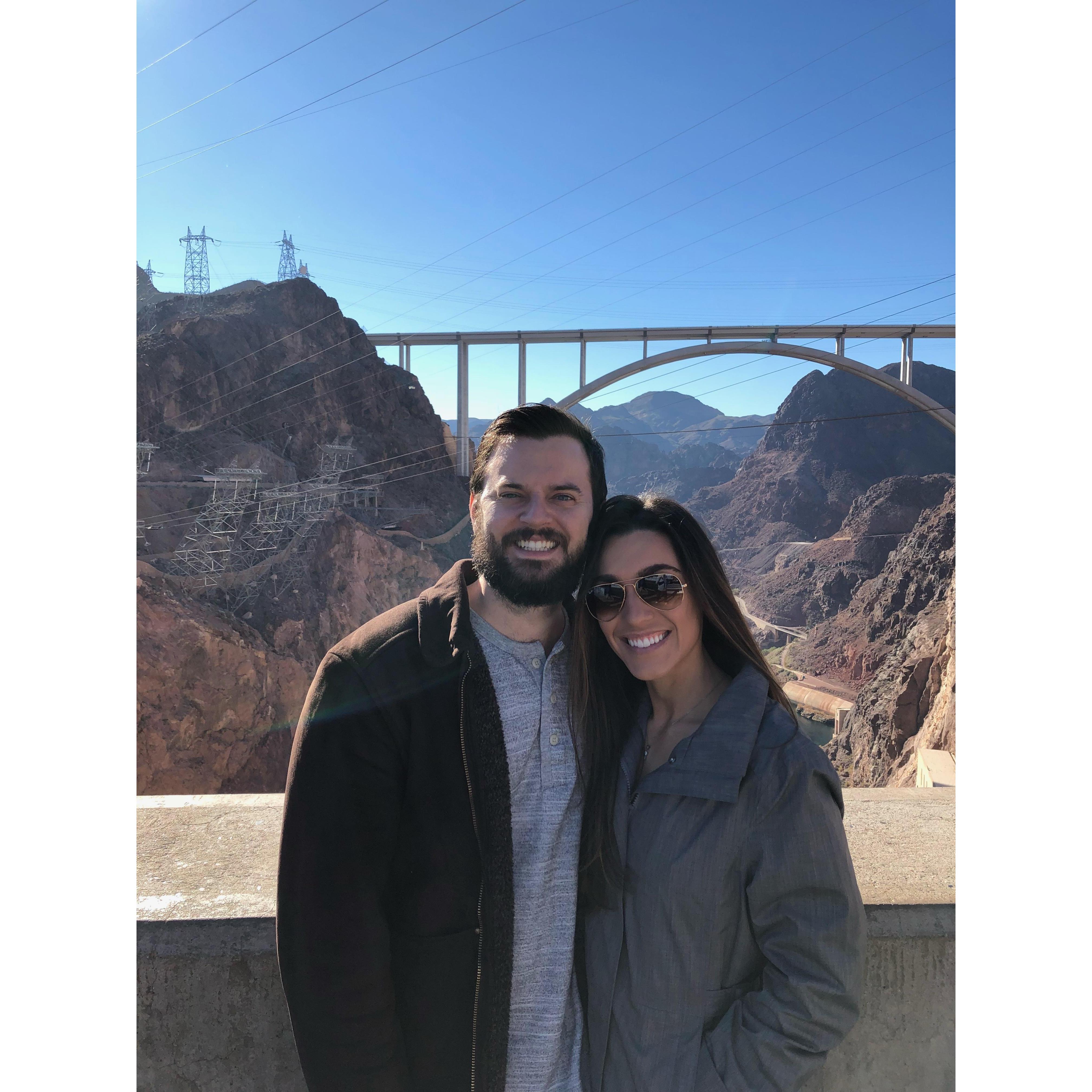 This was taken when Giselle met Wolverine at the Hoover Dam...not sure where Jonathan was that day. Maybe taking the picture!