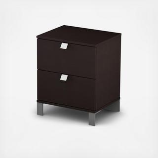 Spark 2-Drawer Nightstand