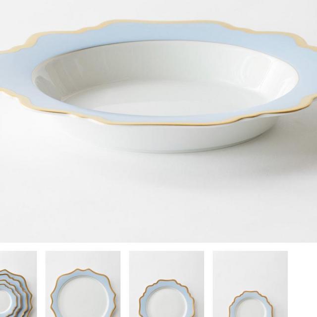 ANNA WEATHERLEY | SKY BLUE & GOLD — Casa de Perrin bowl