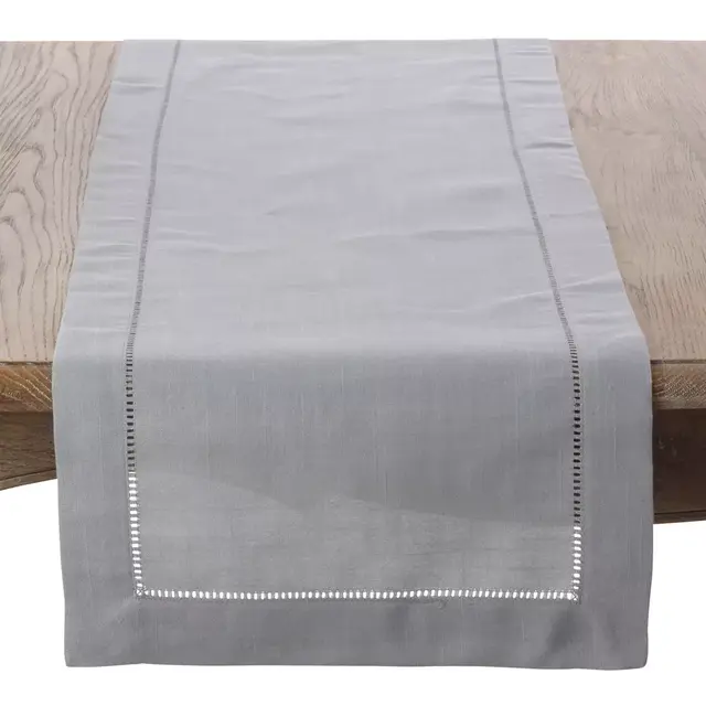 Saro Lifestyle Rochester 72-Inch Table Runner in Grey