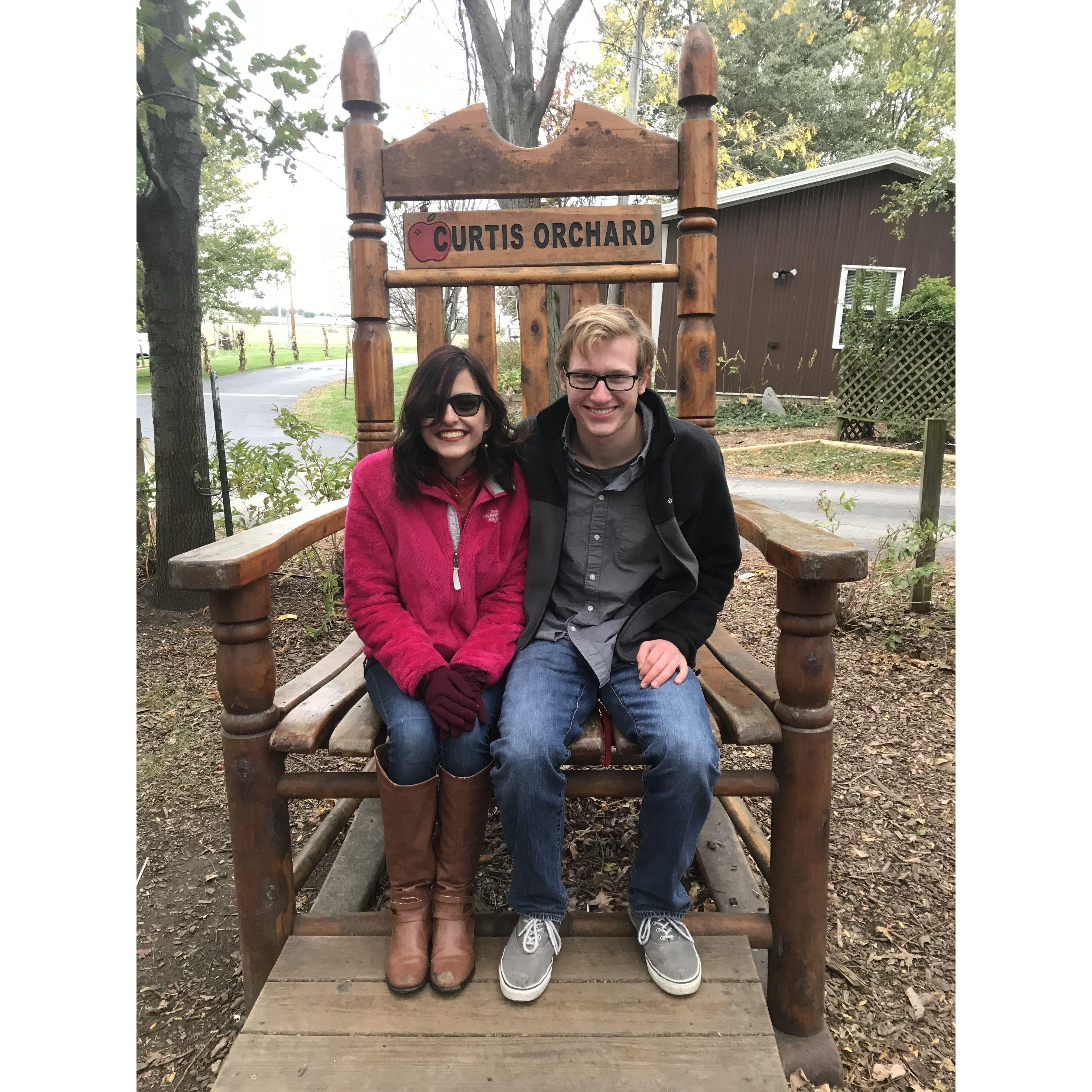 Our first date!