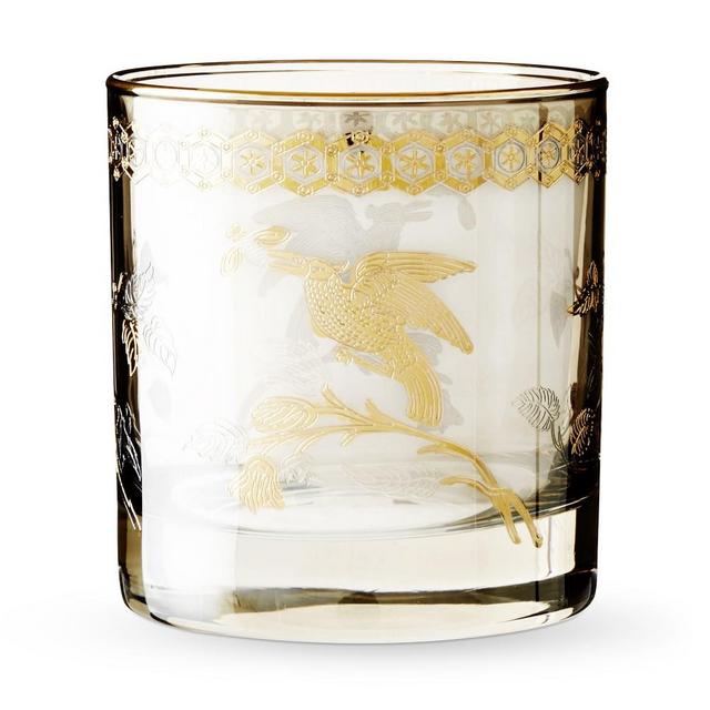 The House of Scalamandré Double Old-Fashioned Glasses, Set of 4