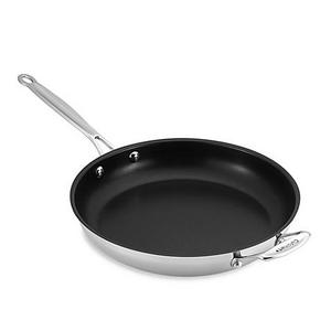 Cuisinart® Chef's Classic Stainless Nonstick 12-Inch Open Skillet