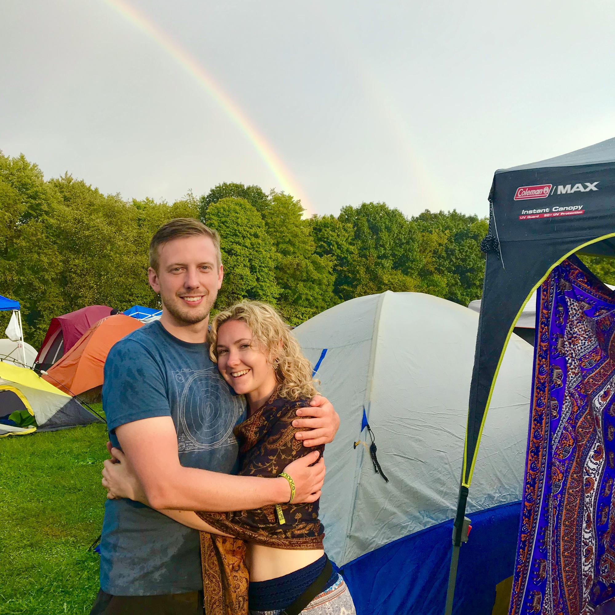September 2019 - Double rainbow at Resonance Music Festival
