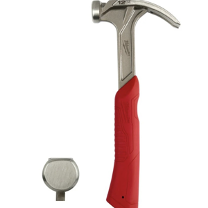 Milwaukee 48-22-9019 12oz Smooth Face Hybrid Claw Finish Hammer