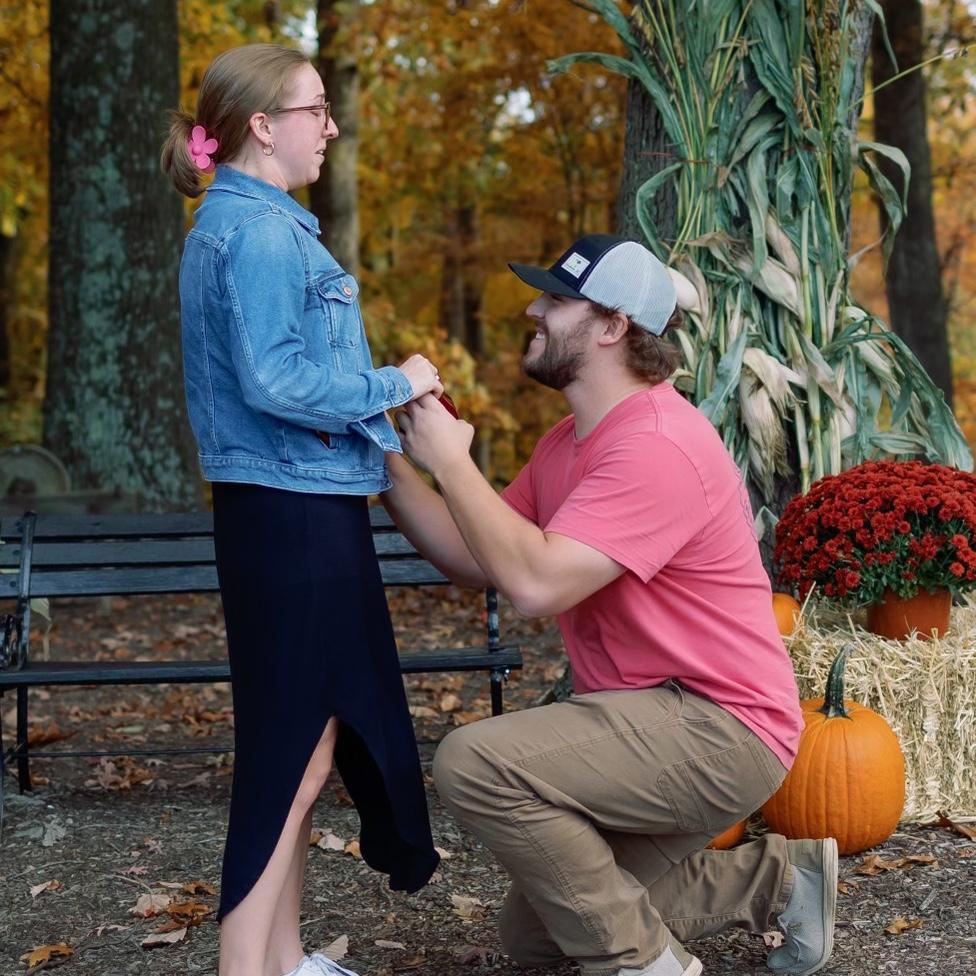 October 27th, Chase got down on one knee...