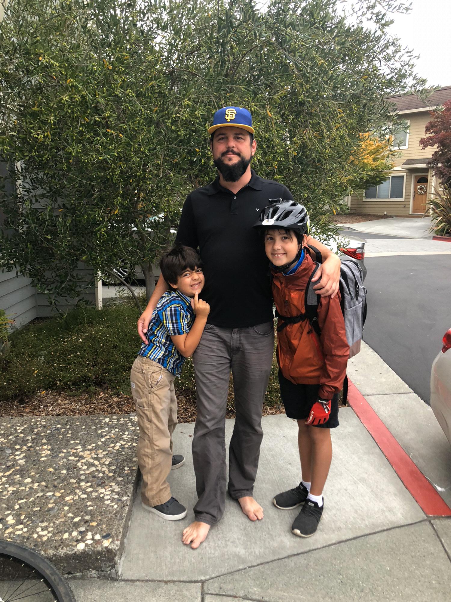 First day of school 2018 Jayden 2nd grade and Dakota 6th grade