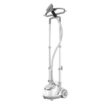 SALAV Professional Dual Bar Garment Steamer with Foot Pedal Controls
