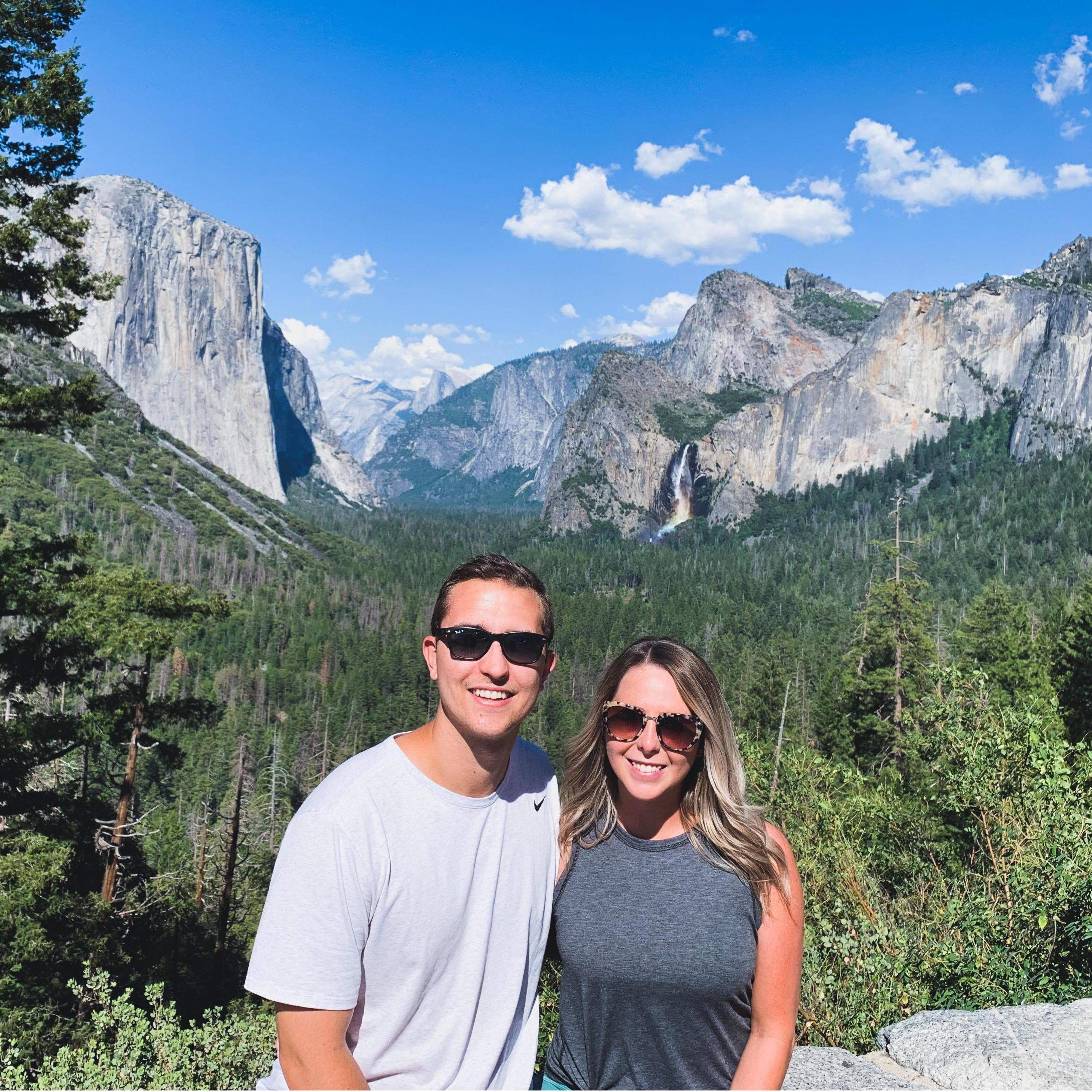 Both of our first time in Yosemite