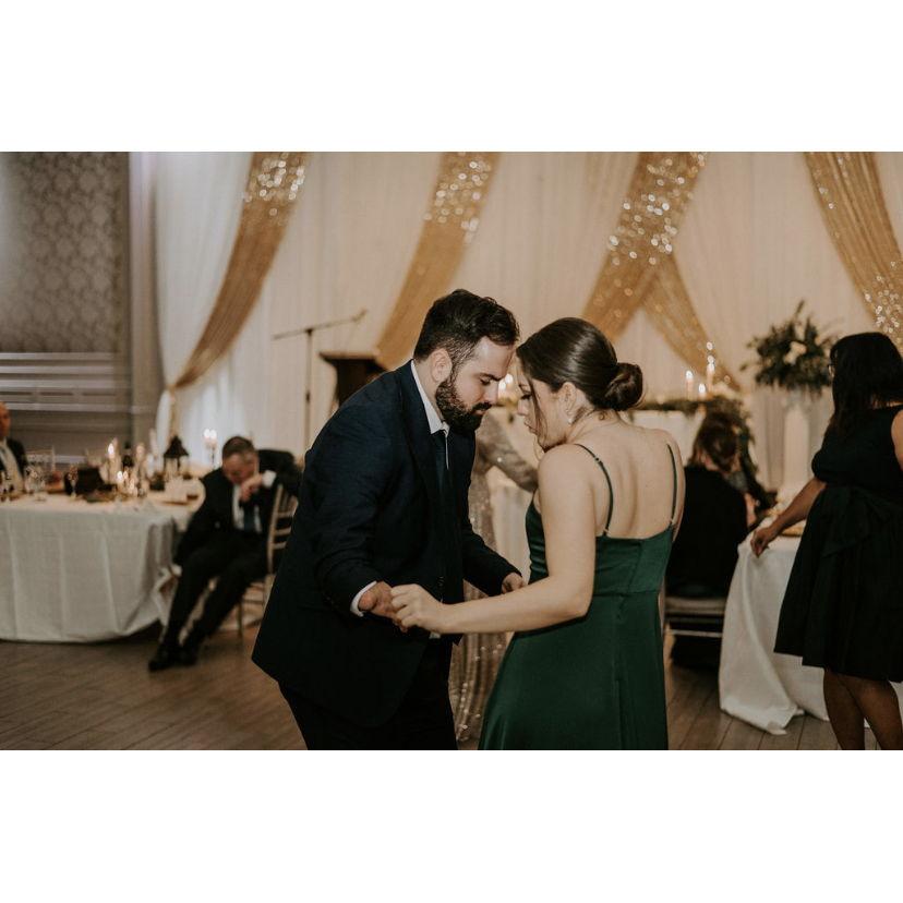 Our first wedding together!