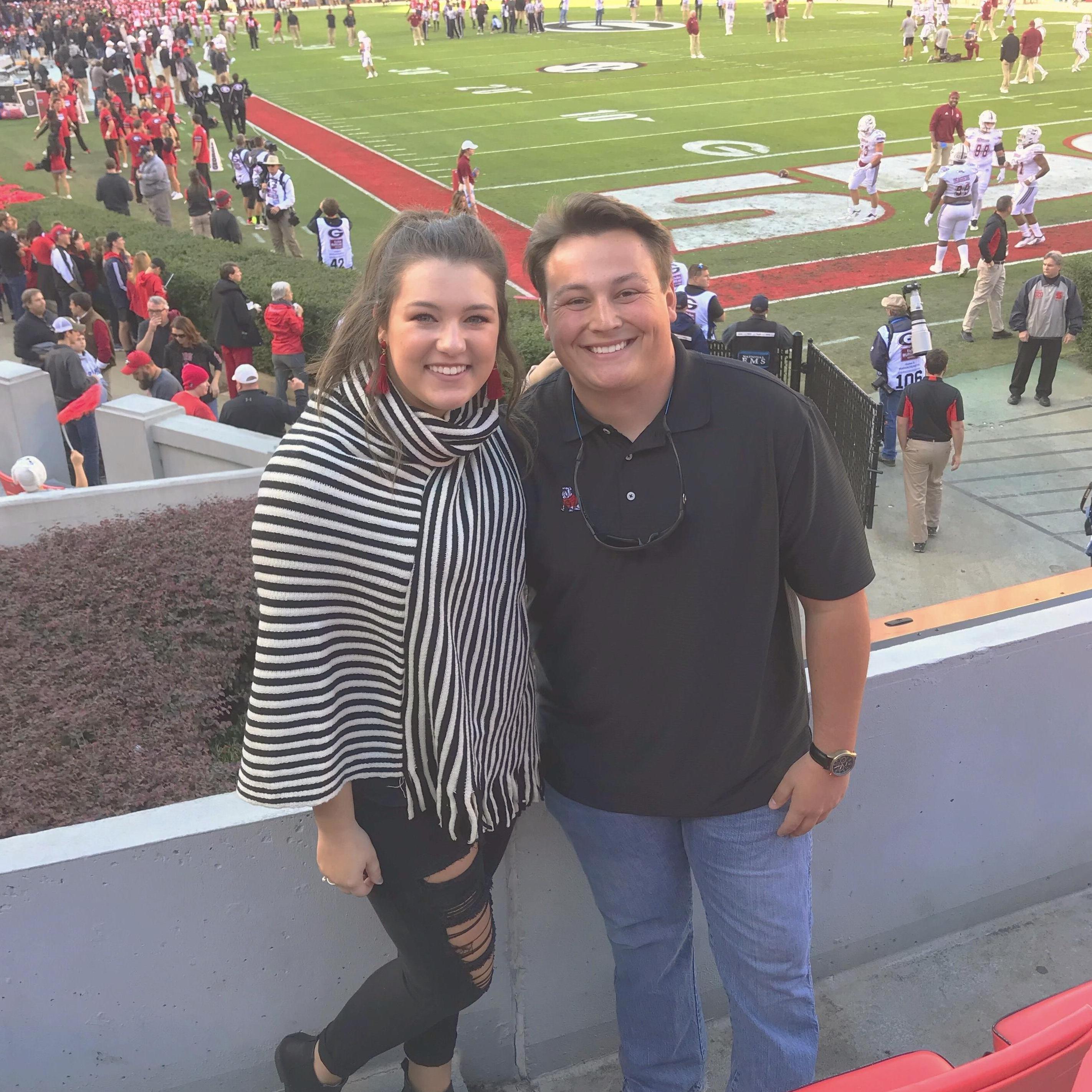 Surprise Football Tickets for Avery - 2018