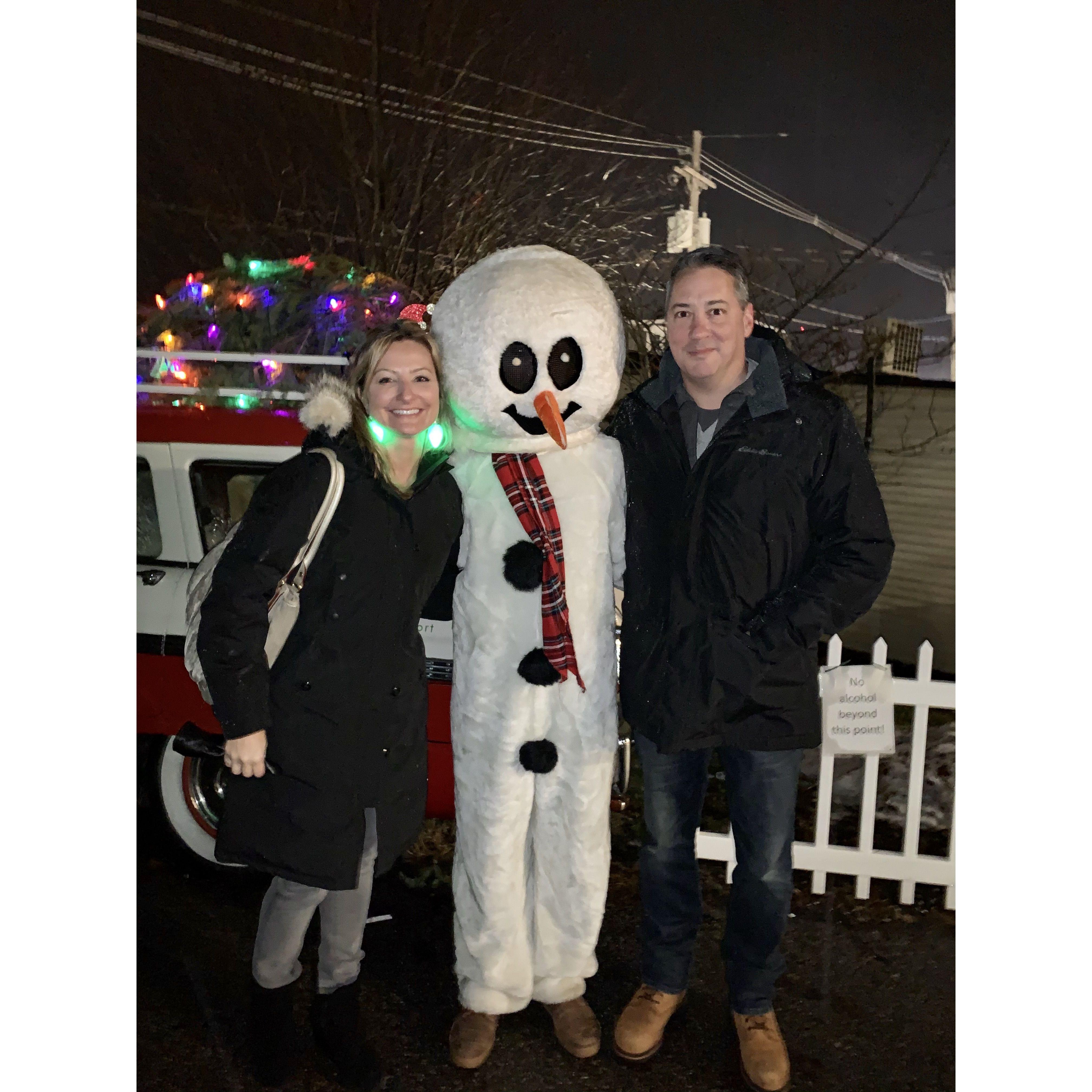 Easiest built snowman