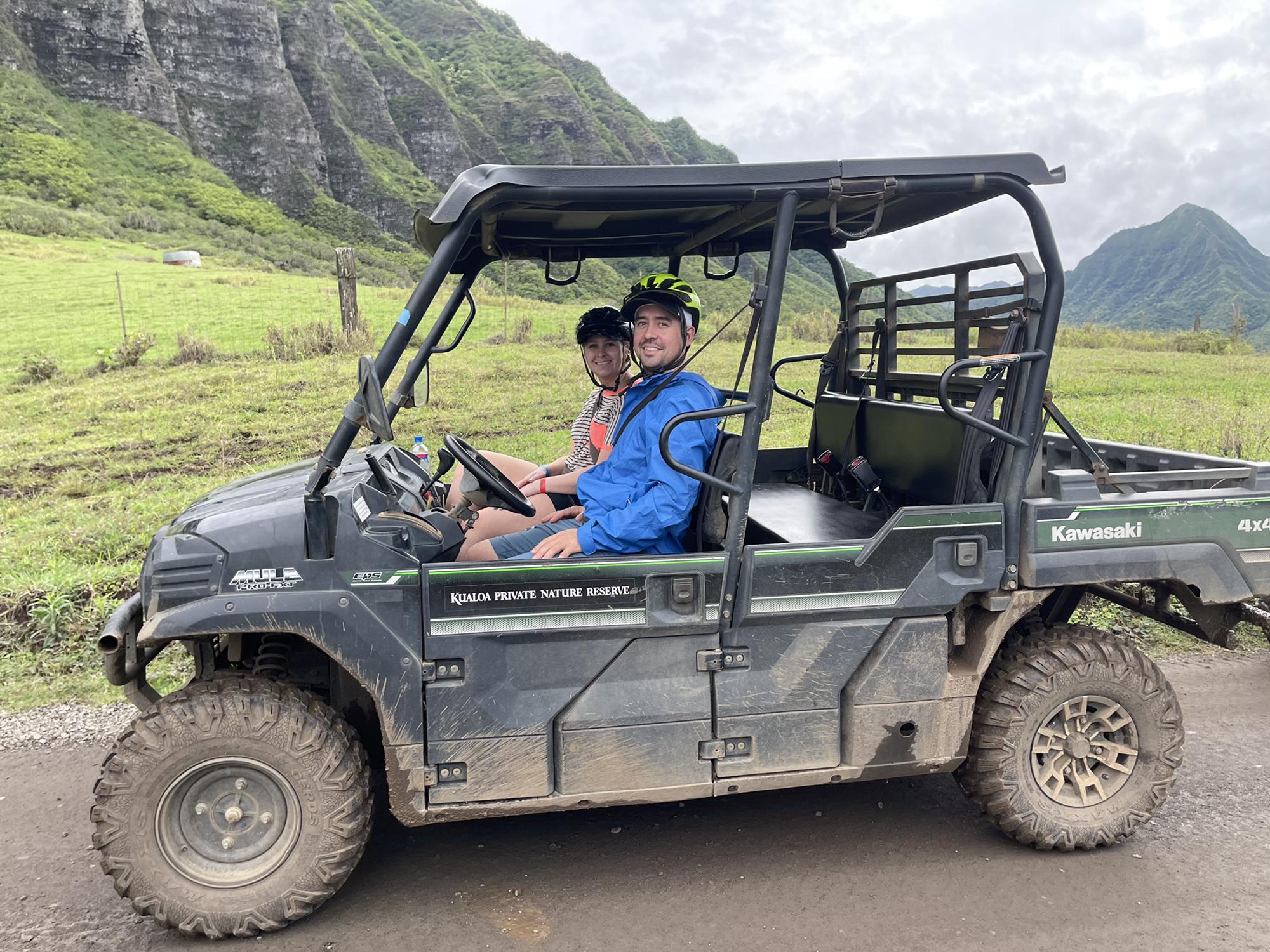 ATV tour on Oahu.