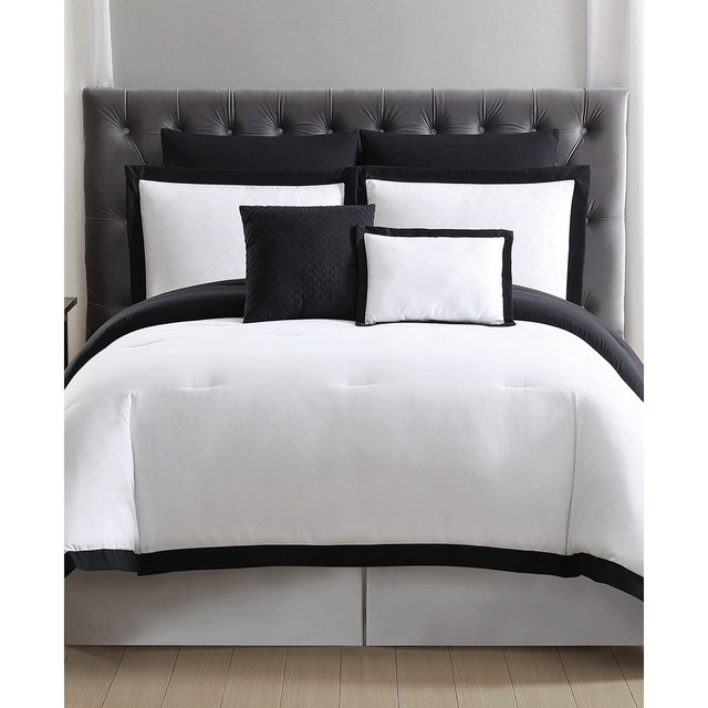 Truly Soft Everyday Hotel Border 7-Pc. Full/Queen Comforter Set