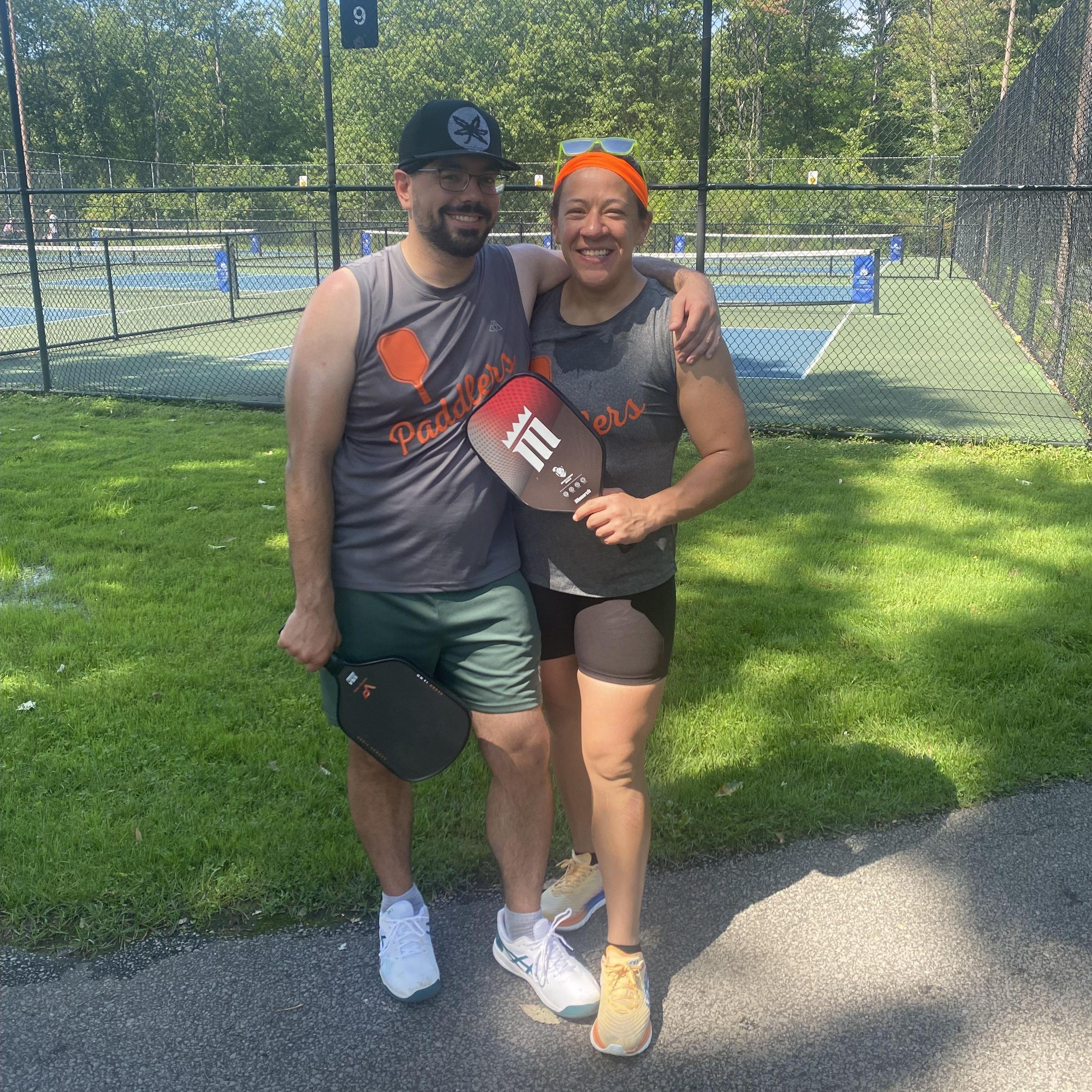 Find us on the pickleball court during the sunny months!