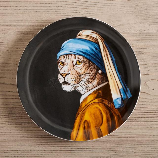 Dapper Animal Collection Lion Salad Plate