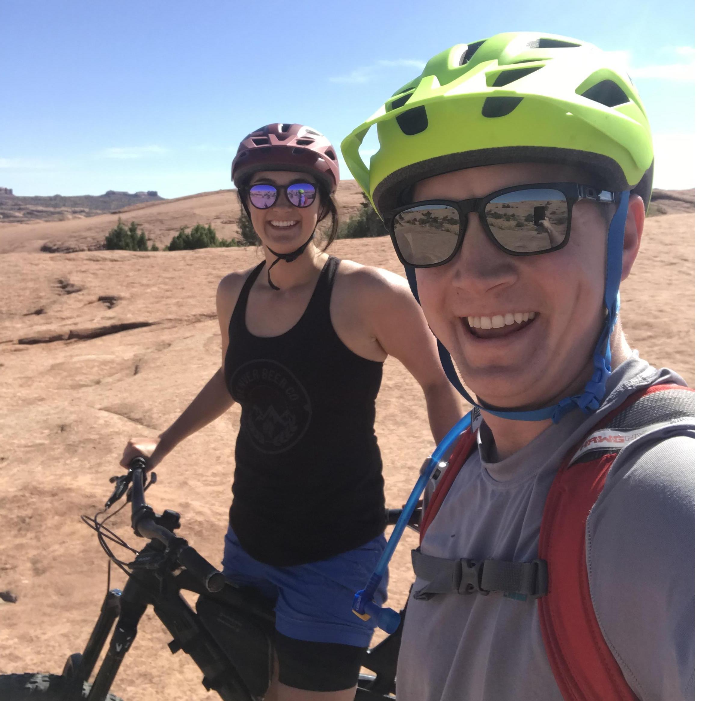 First mountain biking adventure together