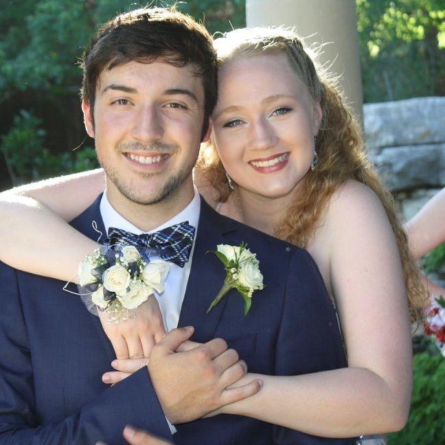 We were high school sweethearts. From homecoming to prom we've always been each other's date.