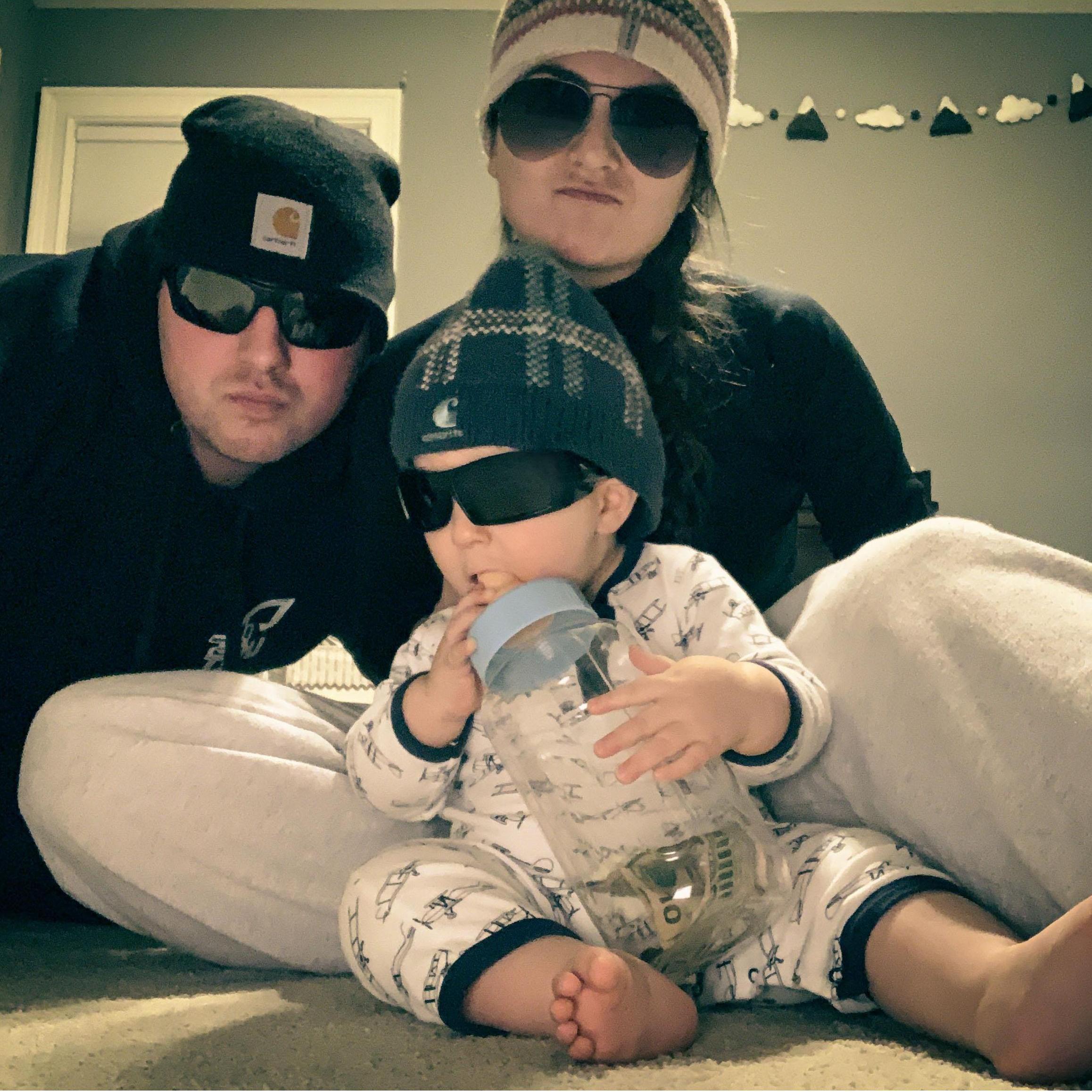 This is our nephew, Parker, that we surprisingly still have the privilege to babysit.