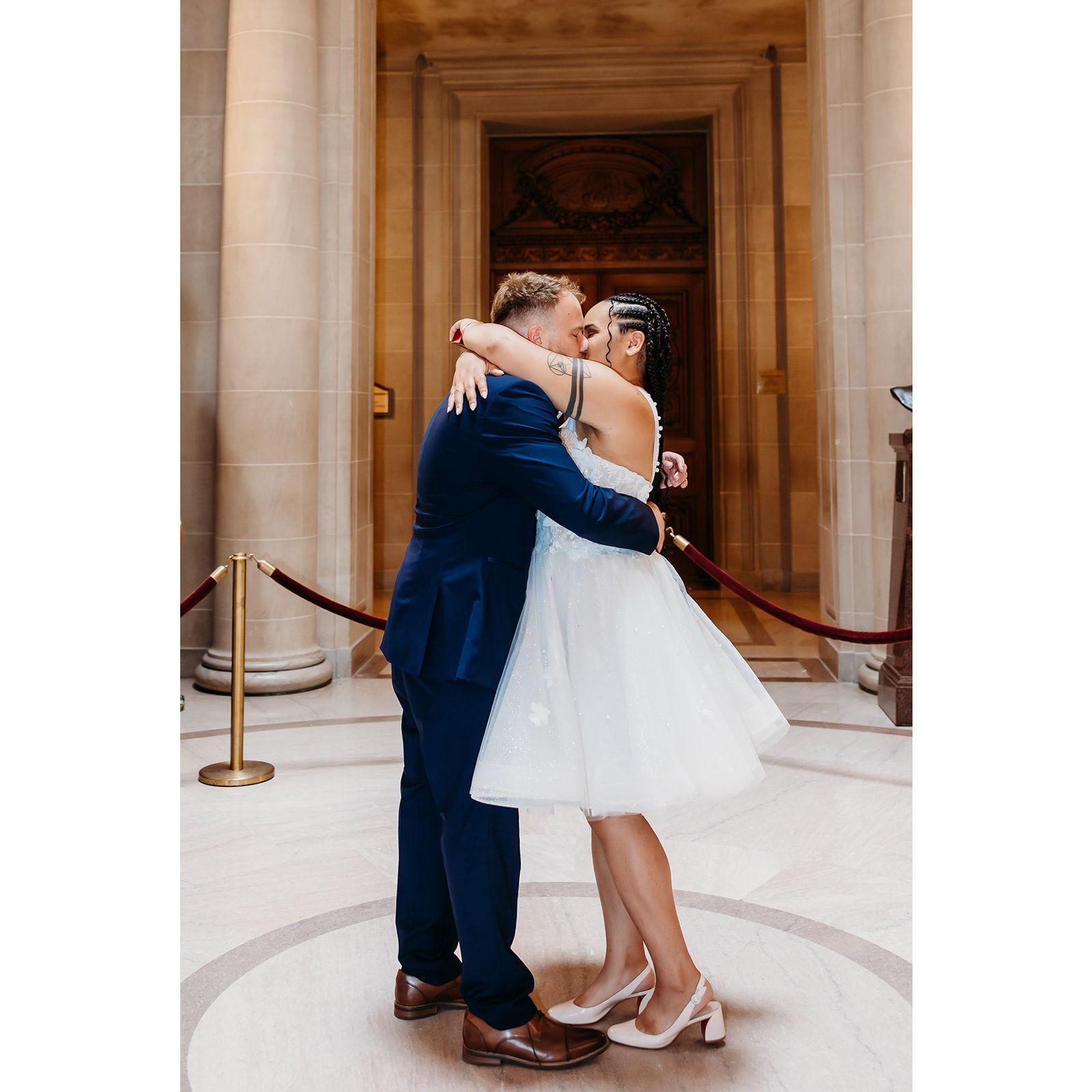 First kiss after "I Do"
