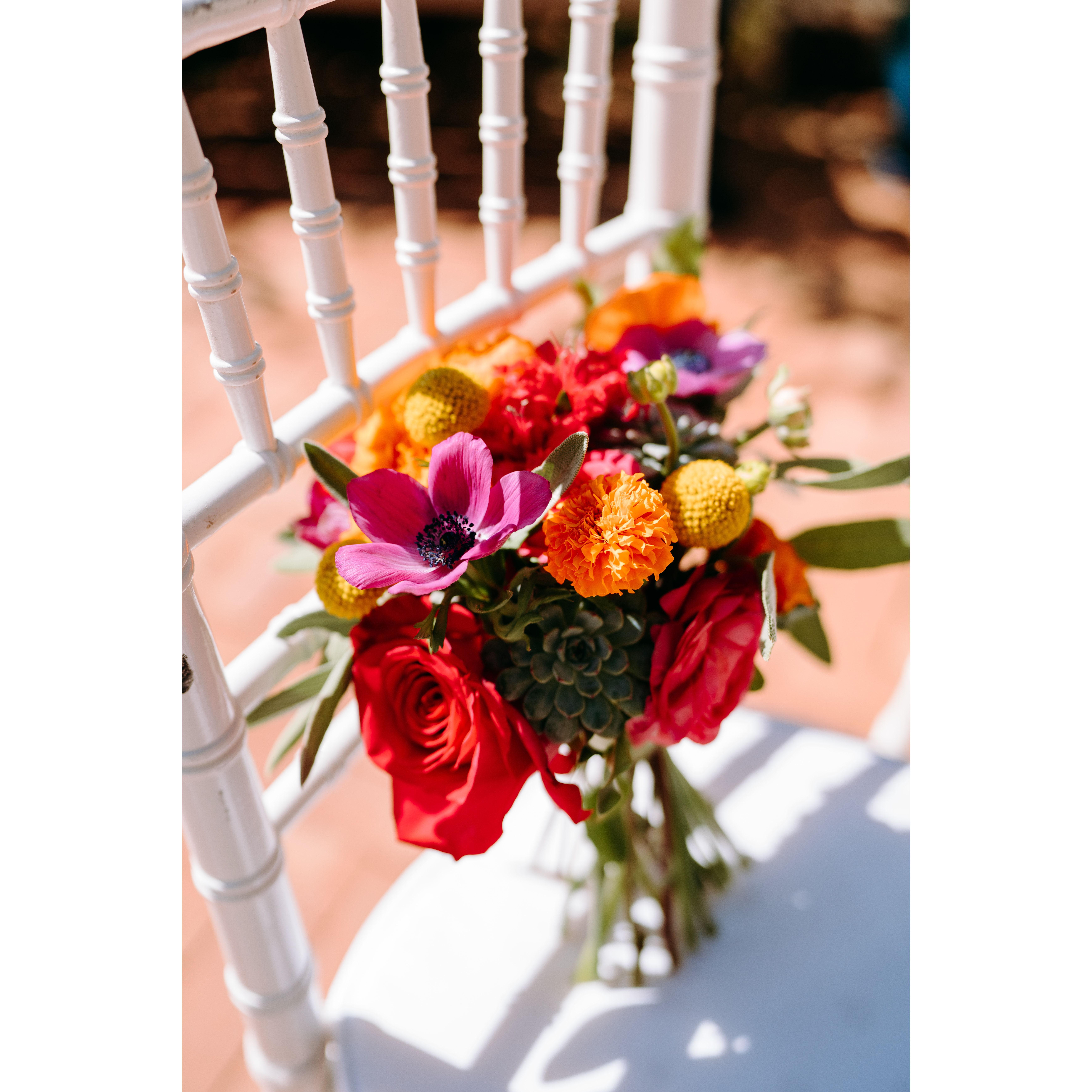The bridal bouquet