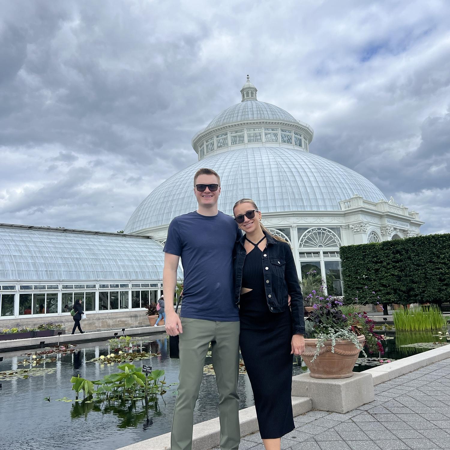 A fun day visiting the Brooklyn botanic garden
