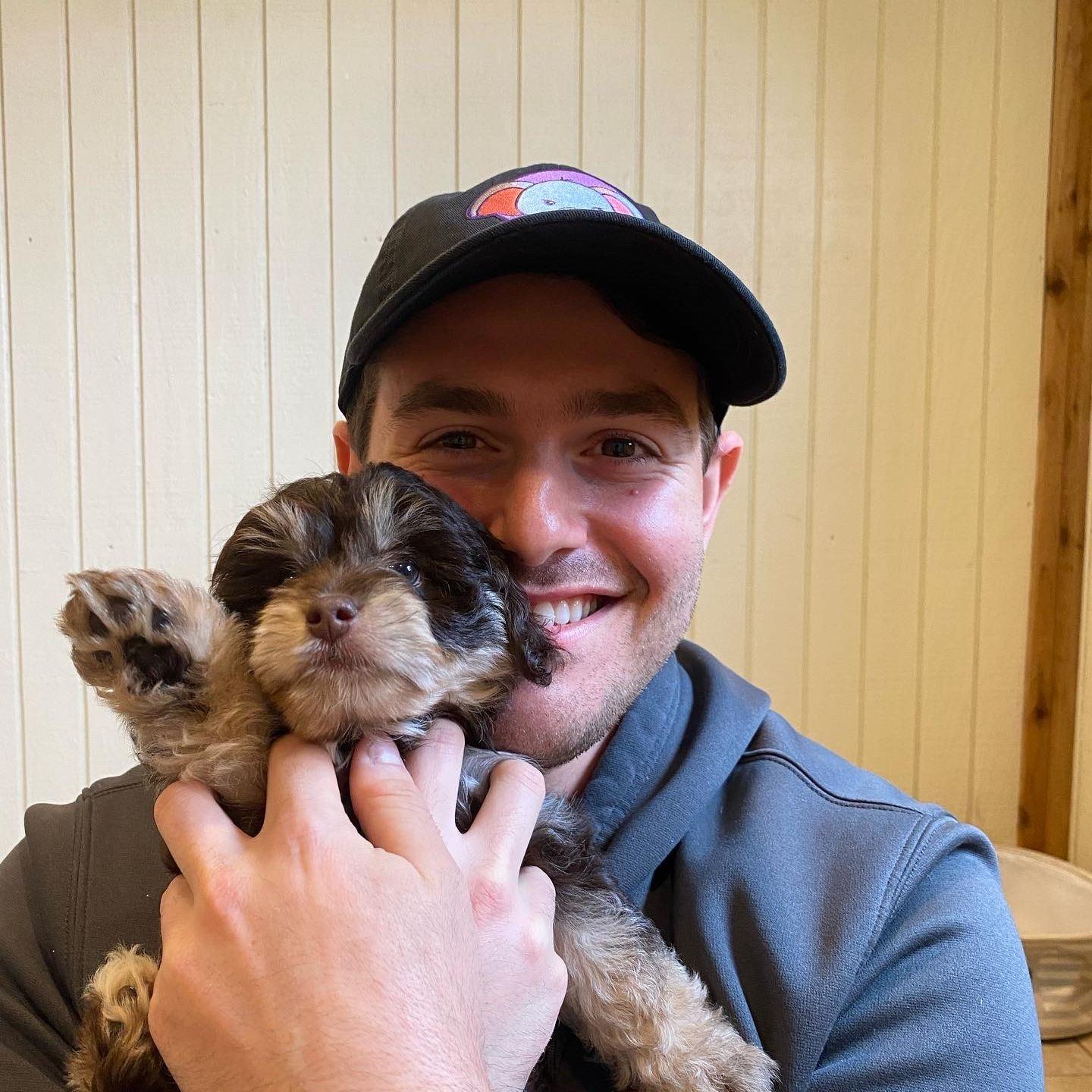 The day we brought home Bam and became dog parents!