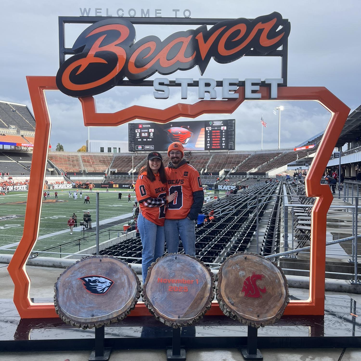 Recruited a new Beaver Fan!