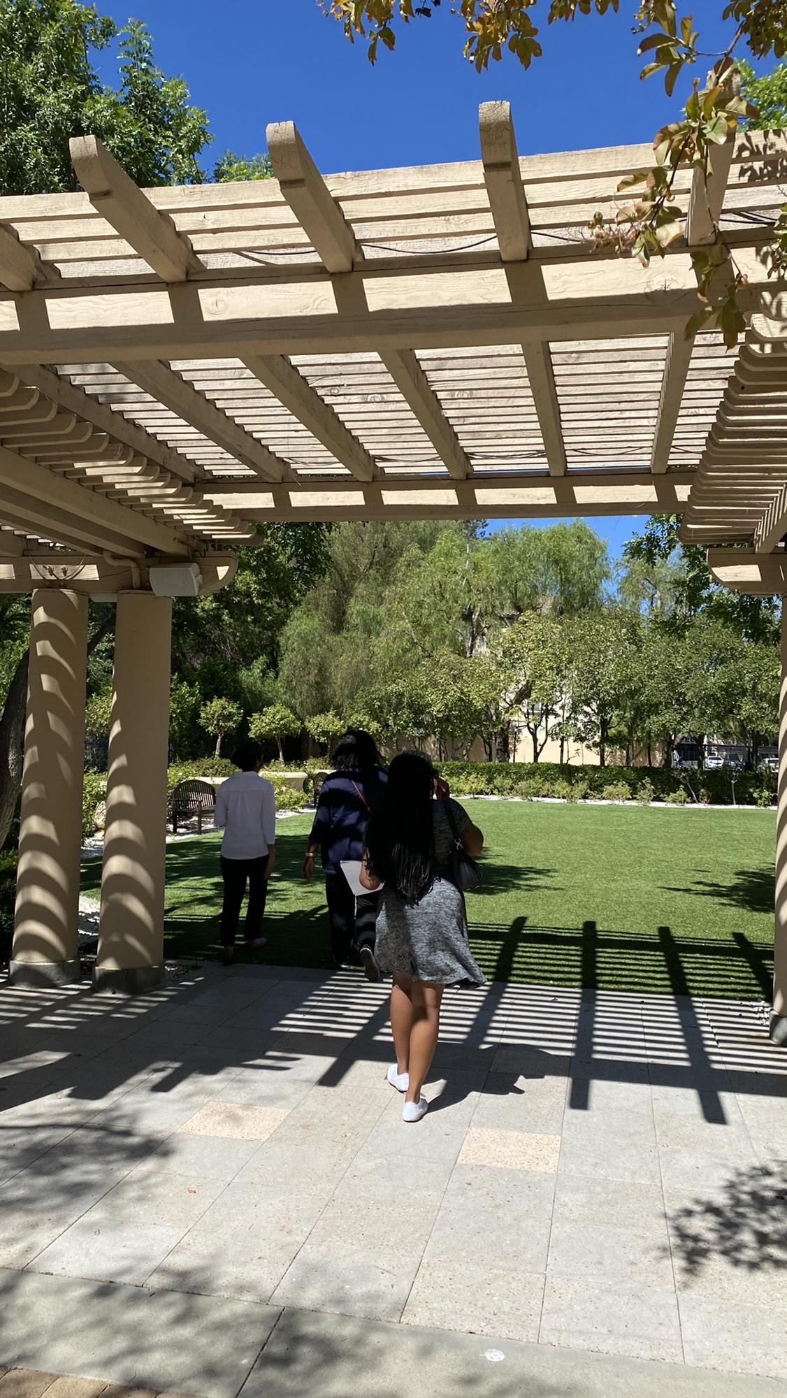 My sister captured this when we took a tour of our first potential venue, which turned out to be the venue we picked! It was love at first sight, just like meeting Gunner!