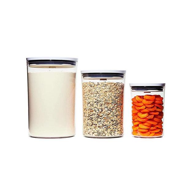 OXO GG ROUND POP 2.0 - 3PC GRADUATED SET (1.5, 3.3, 5.2 QT)