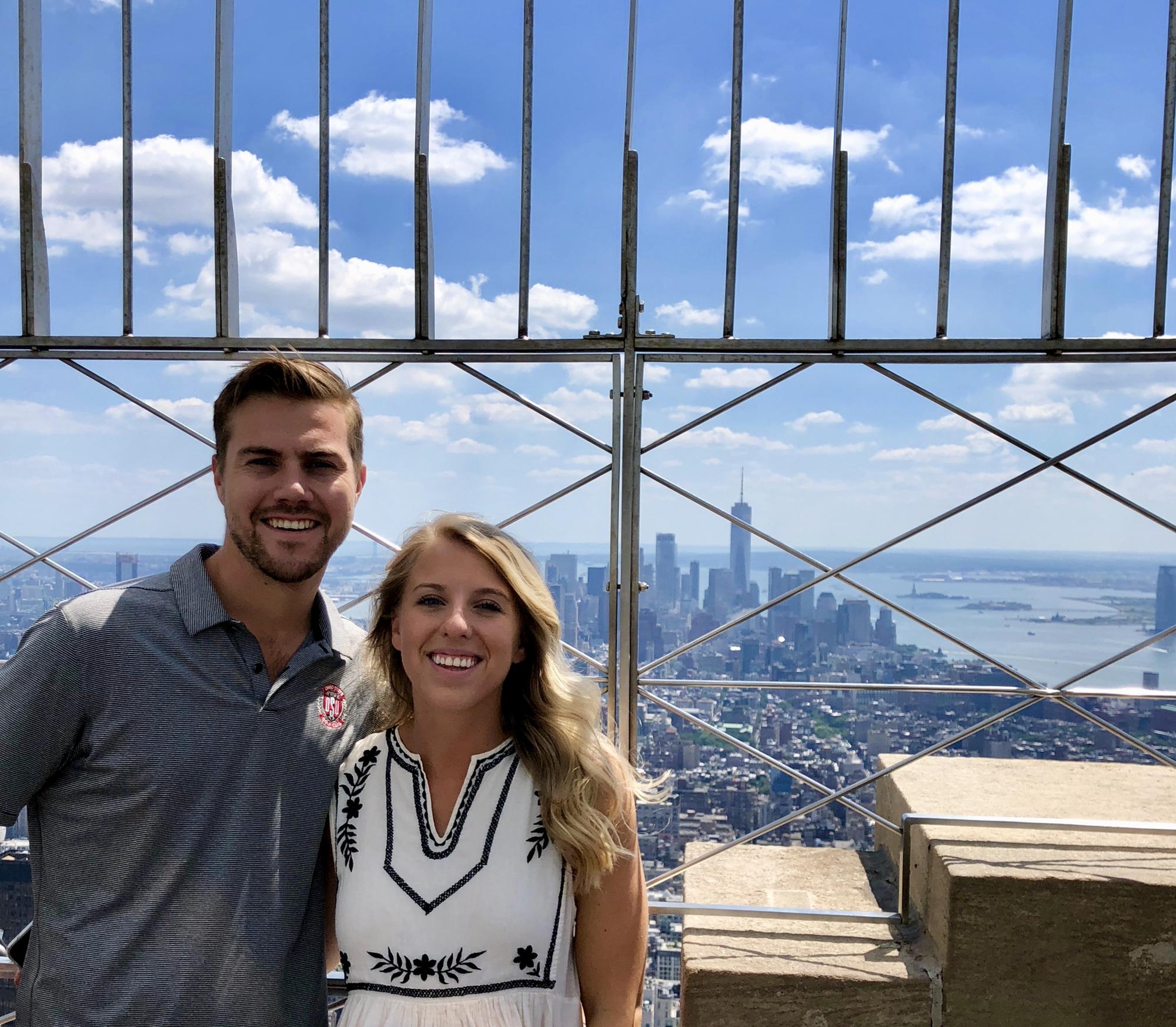 Patrick and Shannon's first trip together.  Visiting their friends in New York City.